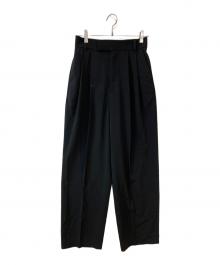 JOURNAL STANDARD（ジャーナルスタンダード）の古着「エトリオンツイルテーパードパンツ」｜ブラック