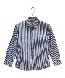 UNDERCOVER（アンダーカバー）の古着「99SS RELIEF期 ストライプシャツ」｜ブルー×ホワイト