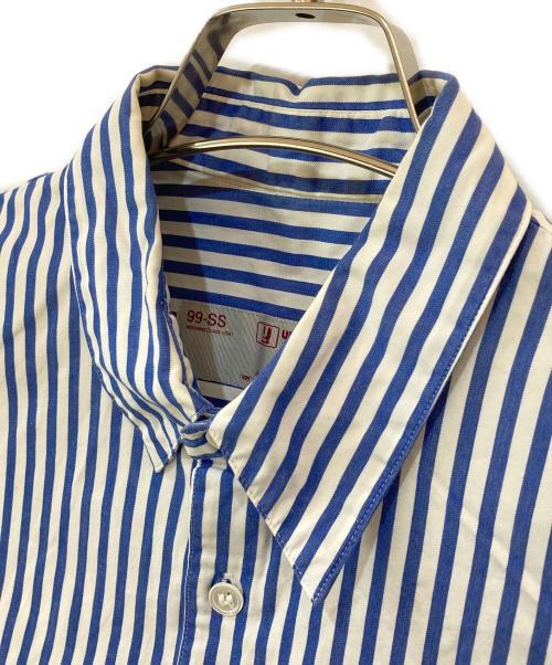 UNDERCOVER（アンダーカバー）UNDERCOVER (アンダーカバー) 99SS RELIEF期 ストライプシャツ ブルー×ホワイト サイズ:FREEの古着・服飾アイテム