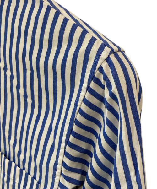 UNDERCOVER（アンダーカバー）UNDERCOVER (アンダーカバー) 99SS RELIEF期 ストライプシャツ ブルー×ホワイト サイズ:FREEの古着・服飾アイテム