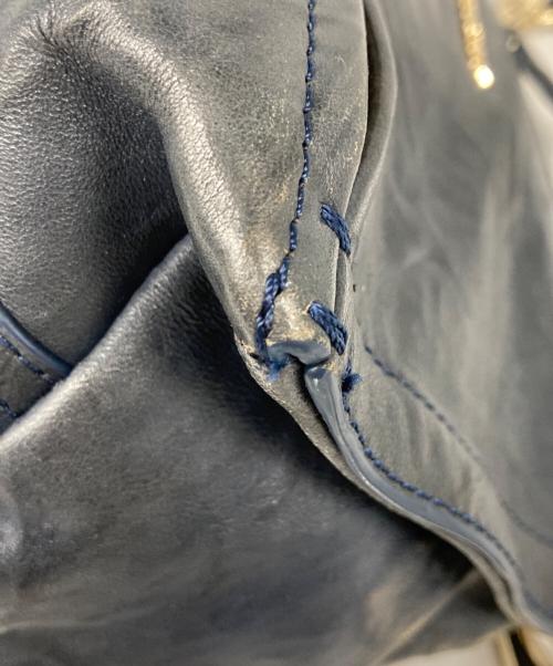 GIVENCHY（ジバンシィ）GIVENCHY (ジバンシィ) シワ・ヴィンテージ加工 パンドラ 2WAYショルダーバッグ ネイビー サイズ:なしの古着・服飾アイテム