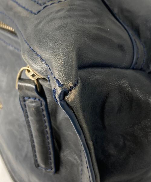 GIVENCHY（ジバンシィ）GIVENCHY (ジバンシィ) シワ・ヴィンテージ加工 パンドラ 2WAYショルダーバッグ ネイビー サイズ:なしの古着・服飾アイテム