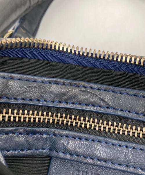 GIVENCHY（ジバンシィ）GIVENCHY (ジバンシィ) シワ・ヴィンテージ加工 パンドラ 2WAYショルダーバッグ ネイビー サイズ:なしの古着・服飾アイテム