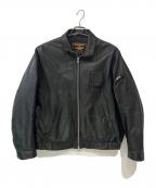 MORGAN MEMPHIS BELLEモーガン メンフィス ベル）の古着「フランス空軍タイプ フレンチボマー レザー製フライトジャケット」｜ブラック