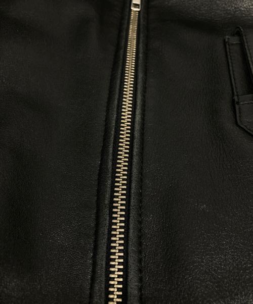 MORGAN MEMPHIS BELLE（モーガン メンフィス ベル）MORGAN MEMPHIS BELLE (モーガン メンフィス ベル) フランス空軍タイプ フレンチボマー レザー製フライトジャケット ブラック サイズ:Mの古着・服飾アイテム