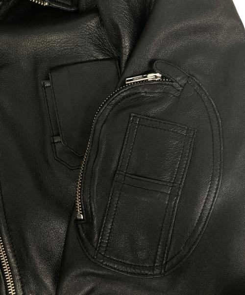 MORGAN MEMPHIS BELLE（モーガン メンフィス ベル）MORGAN MEMPHIS BELLE (モーガン メンフィス ベル) フランス空軍タイプ フレンチボマー レザー製フライトジャケット ブラック サイズ:Mの古着・服飾アイテム