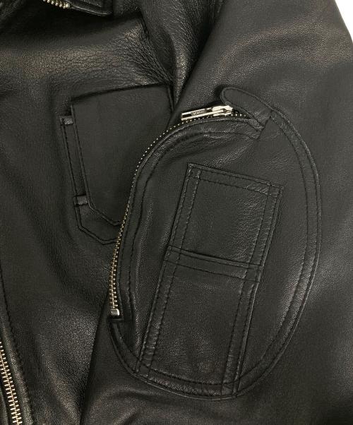 MORGAN MEMPHIS BELLE（モーガン メンフィス ベル）MORGAN MEMPHIS BELLE (モーガン メンフィス ベル) フランス空軍タイプ フレンチボマー レザー製フライトジャケット ブラック サイズ:Mの古着・服飾アイテム