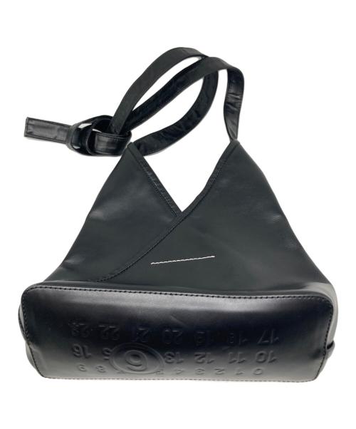 MM6 Maison Margiela（エムエムシックスメゾンマルジェラ）MM6 Maison Margiela (エムエムシックスメゾンマルジェラ) カーフレザー BALLET SHOE JAPANESE BAG/ジャパニーズバッグ ブラック サイズ:なしの古着・服飾アイテム