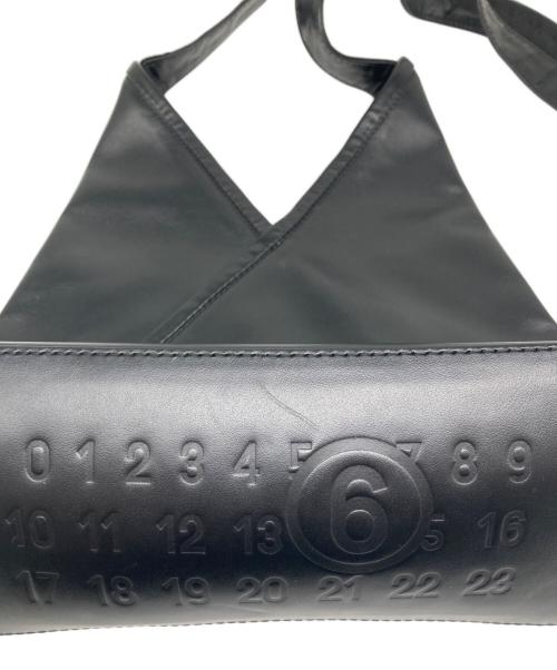 MM6 Maison Margiela（エムエムシックスメゾンマルジェラ）MM6 Maison Margiela (エムエムシックスメゾンマルジェラ) カーフレザー BALLET SHOE JAPANESE BAG/ジャパニーズバッグ ブラック サイズ:なしの古着・服飾アイテム