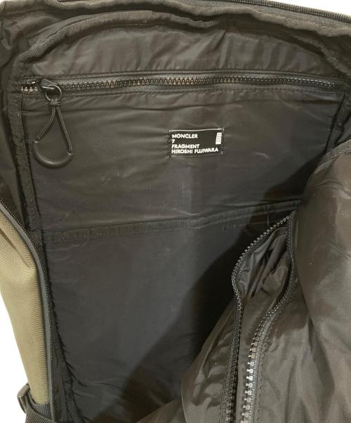 MONCLER（モンクレール）MONCLER (モンクレール) FRAGMENT DESIGN (フラグメントデザイン) ZAINO BACKPACK コラボバックパック オリーブの古着・服飾アイテム
