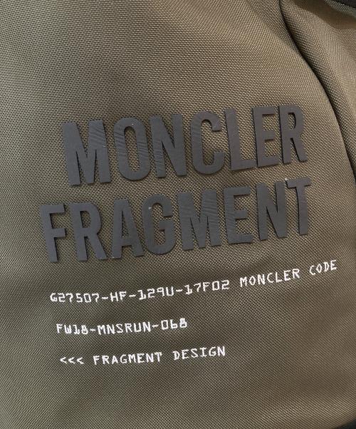 MONCLER（モンクレール）MONCLER (モンクレール) FRAGMENT DESIGN (フラグメントデザイン) ZAINO BACKPACK コラボバックパック オリーブの古着・服飾アイテム