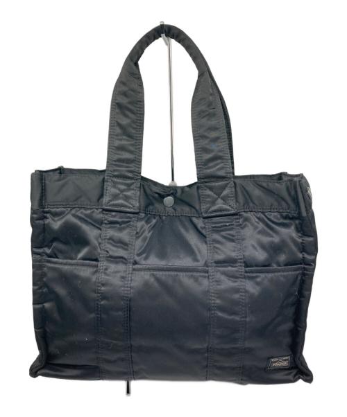 HEAD PORTER（ヘッドポーター）HEAD PORTER (ヘッドポーター) TANKER 　タンカー　トートバッグ ブラック サイズ:なしの古着・服飾アイテム