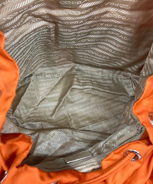 PRADA（プラダ）PRADA (プラダ) ナイロンリュック オレンジの古着・服飾アイテム