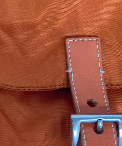 PRADA（プラダ）PRADA (プラダ) ナイロンリュック オレンジの古着・服飾アイテム