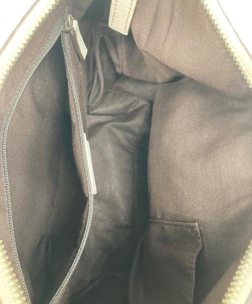 GUCCI（グッチ）GUCCI (グッチ) GGキャンバス アビー ワンショルダーバッグ アイボリー×ベージュの古着・服飾アイテム