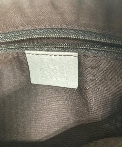 GUCCI（グッチ）GUCCI (グッチ) GGキャンバス アビー ワンショルダーバッグ アイボリー×ベージュの古着・服飾アイテム