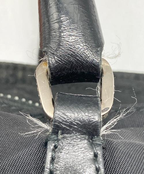 PRADA（プラダ）PRADA (プラダ) ナイロン×レザー トートバッグ ブラックの古着・服飾アイテム