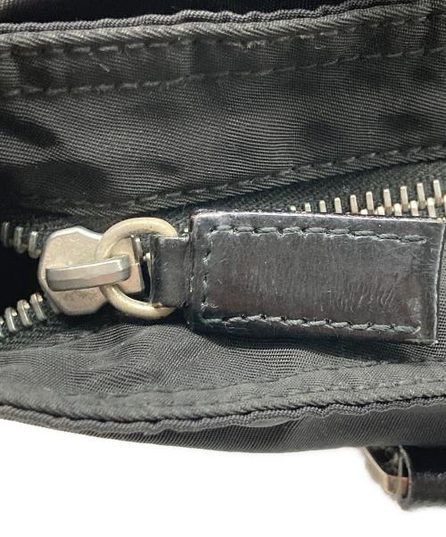 PRADA（プラダ）PRADA (プラダ) ナイロン×レザー トートバッグ ブラックの古着・服飾アイテム