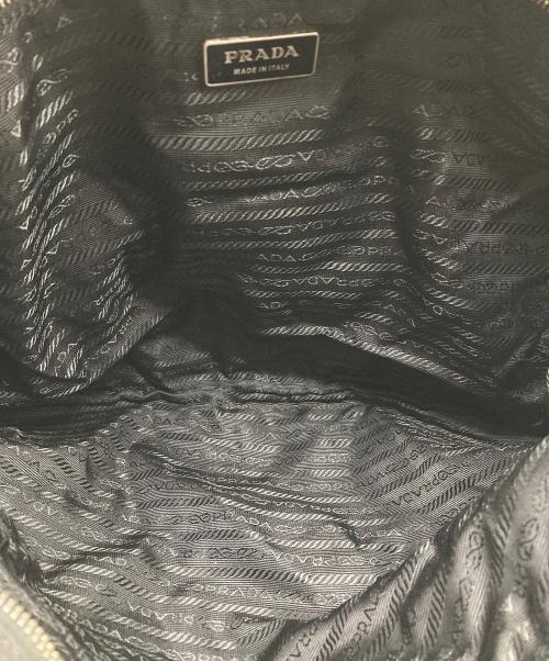 PRADA（プラダ）PRADA (プラダ) ナイロン×レザー トートバッグ ブラックの古着・服飾アイテム