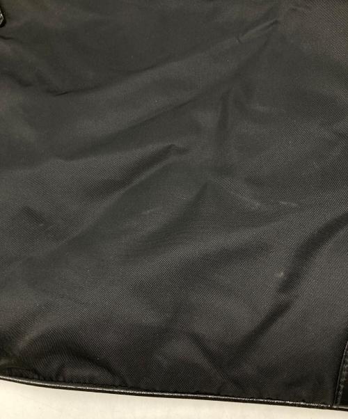 PRADA（プラダ）PRADA (プラダ) ナイロン×レザー トートバッグ ブラックの古着・服飾アイテム
