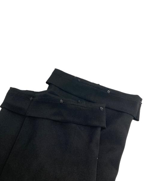 YOHJI YAMAMOTO（ヨウジヤマモト）YOHJI YAMAMOTO (ヨウジヤマモト) シルクパンツ ブラック サイズ:2の古着・服飾アイテム