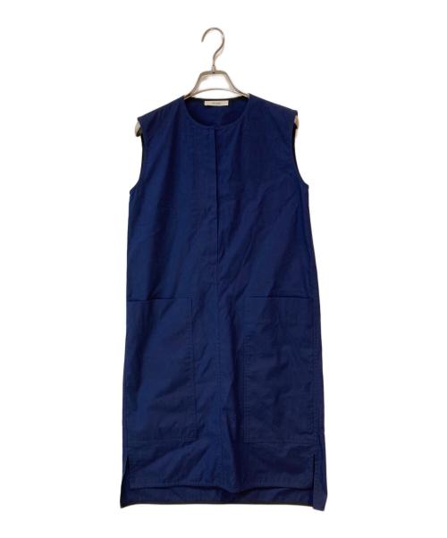 CELINE（セリーヌ）CELINE (セリーヌ) フィービー期 ノースリーブワンピース ネイビー サイズ:1の古着・服飾アイテム