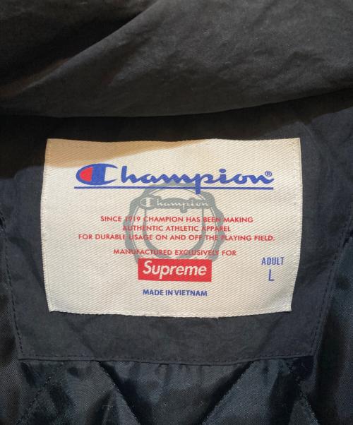 SUPREME（シュプリーム）SUPREME (シュプリーム) Champion (チャンピオン) 15FW Puffy Jacket/ パフィージャケット ブラック サイズ:Lの古着・服飾アイテム