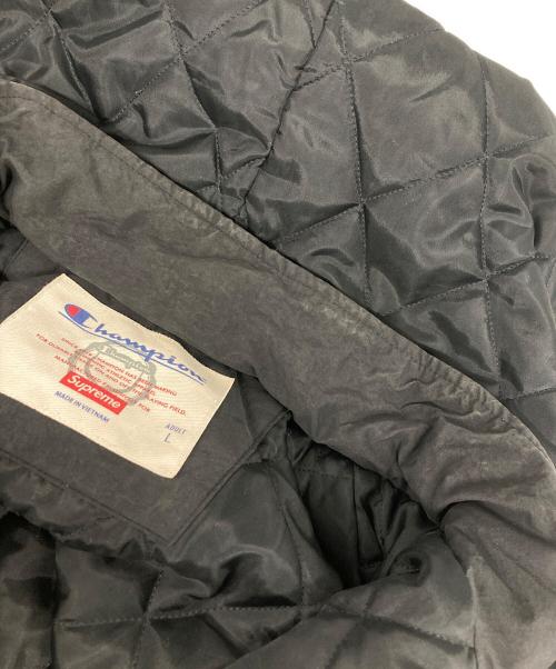 SUPREME（シュプリーム）SUPREME (シュプリーム) Champion (チャンピオン) 15FW Puffy Jacket/ パフィージャケット ブラック サイズ:Lの古着・服飾アイテム
