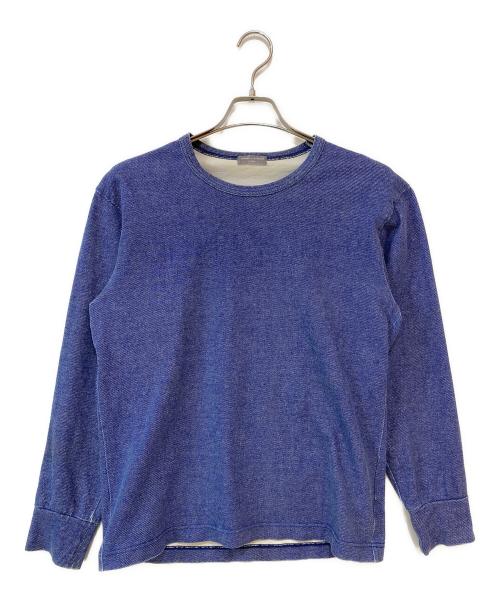 COMME des GARCONS HOMME（コムデギャルソン オム）COMME des GARCONS HOMME (コムデギャルソン オム) 02AW 田中オム 長袖カットソー ブルー サイズ:FREEの古着・服飾アイテム