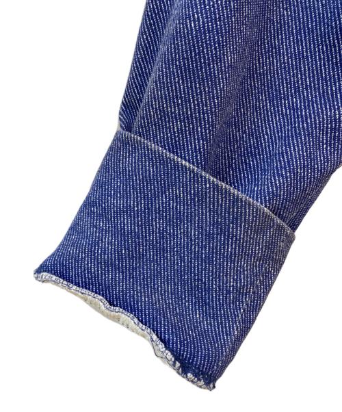 COMME des GARCONS HOMME（コムデギャルソン オム）COMME des GARCONS HOMME (コムデギャルソン オム) 02AW 田中オム 長袖カットソー ブルー サイズ:FREEの古着・服飾アイテム