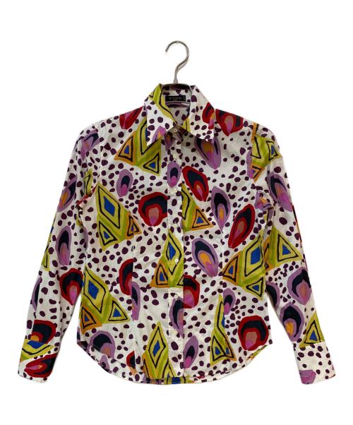 ETRO（エトロ）ETRO (エトロ) 総柄シャツ マルチカラー サイズ:42の古着・服飾アイテム