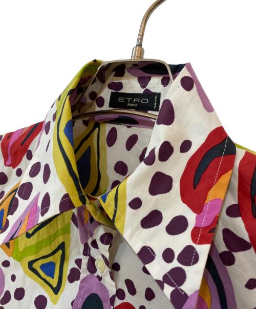 ETRO（エトロ）ETRO (エトロ) 総柄シャツ マルチカラー サイズ:42の古着・服飾アイテム