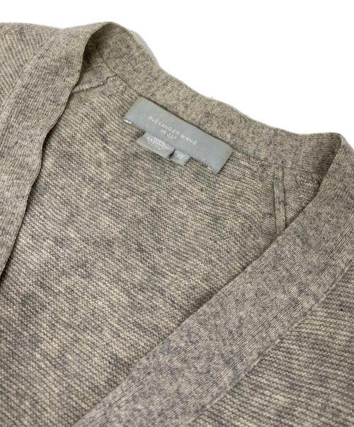 ALEXANDER WANG（アレキサンダー・ワン）ALEXANDER WANG (アレキサンダー・ワン) ニットカーディガン グレー サイズ:XSの古着・服飾アイテム