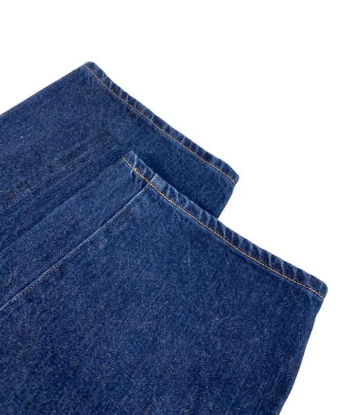 YAECA（ヤエカ）YAECA (ヤエカ) No.13 Wide Straight デニムパンツ インディゴ サイズ:76cm (W30)の古着・服飾アイテム