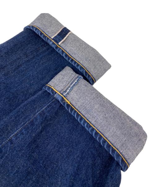 YAECA（ヤエカ）YAECA (ヤエカ) No.13 Wide Straight デニムパンツ インディゴ サイズ:76cm (W30)の古着・服飾アイテム