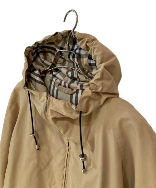 BURBERRY LONDON（バーバリーロンドン）BURBERRY LONDON (バーバリーロンドン) 裏地ノヴァチェック フーデッドコート ベージュ サイズ:B5の古着・服飾アイテム