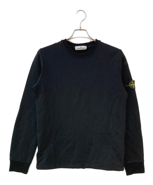 STONE ISLAND（ストーンアイランド）STONE ISLAND (ストーンアイランド) 19AW クルーネックスウェット ブラック サイズ:Sの古着・服飾アイテム