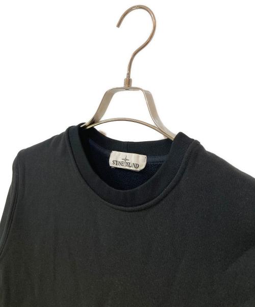 STONE ISLAND（ストーンアイランド）STONE ISLAND (ストーンアイランド) 19AW クルーネックスウェット ブラック サイズ:Sの古着・服飾アイテム