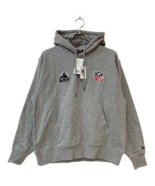 New Era（ニューエラ）New Era (ニューエラ) X-LARGE (エクストララージ) NFL (エヌエフエル) HOODED SWEAT SHIRT グレー サイズ:Mの古着・服飾アイテム