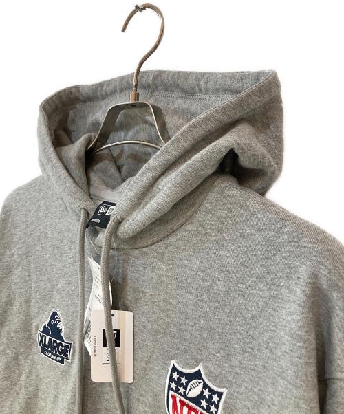 New Era（ニューエラ）New Era (ニューエラ) X-LARGE (エクストララージ) NFL (エヌエフエル) HOODED SWEAT SHIRT グレー サイズ:Mの古着・服飾アイテム