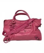 BALENCIAGAバレンシアガ）の古着「ザ・シティ エディターズ 2WAYバック」｜ピンク