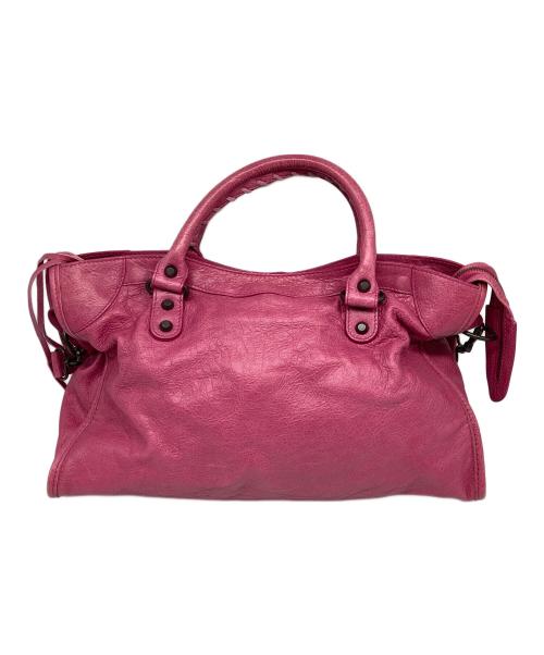 BALENCIAGA（バレンシアガ）BALENCIAGA (バレンシアガ) ザ・シティ エディターズ 2WAYバック ピンクの古着・服飾アイテム