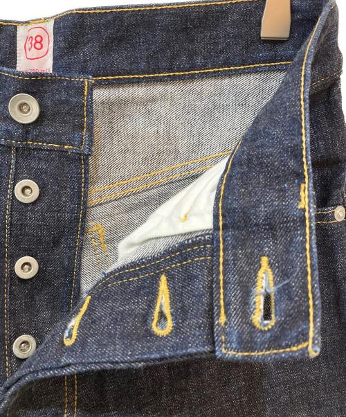 CRANK PROJECT（クランクプロジェクツ）CRANK PROJECT (クランクプロジェクツ) 13oz ファットデニム インディゴ サイズ:38の古着・服飾アイテム