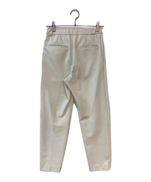 UNITED ARROWS（ユナイテッドアローズ）UNITED ARROWS (ユナイテッドアローズ) SPONGYタックテーパードパンツ アイボリー サイズ:36の古着・服飾アイテム