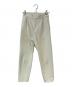 UNITED ARROWS（ユナイテッドアローズ）の古着「SPONGYタックテーパードパンツ」｜アイボリー