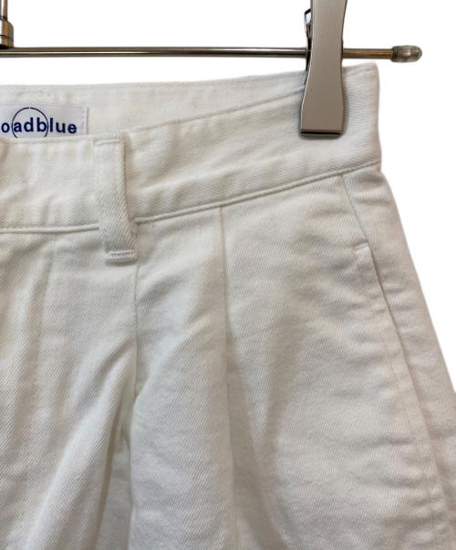 woadblue（ウォードブルー）woadblue (ウォードブルー) 2タックデニムパンツ ホワイト サイズ:23の古着・服飾アイテム