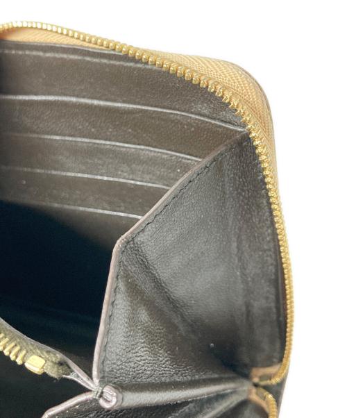 CELINE（セリーヌ）CELINE (セリーヌ) エキゾチックパイソン切替長財布 ベージュ×ブラックの古着・服飾アイテム