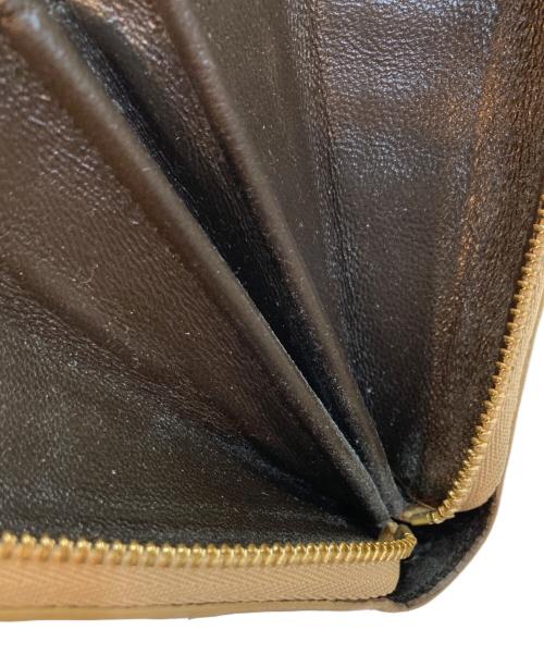 CELINE（セリーヌ）CELINE (セリーヌ) エキゾチックパイソン切替長財布 ベージュ×ブラックの古着・服飾アイテム