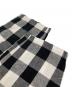 中古・古着 nest Robe (ネストローブ) コットンリネンアムンゼンチェックイージーパンツ ホワイト×ブラック サイズ:FREE：7000円