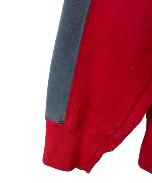 SUPREME（シュプリーム）SUPREME (シュプリーム) 18FW Paneled Hooded Sweatshirt レッド サイズ:Mの古着・服飾アイテム